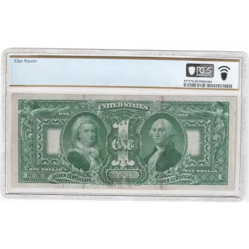 $1 1896 Small Red with rays Silver Certificates 224 (2)