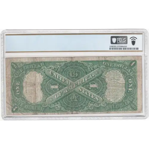 $1 1917 Small Red, scalloped Legal Tender Issues 39 (2)