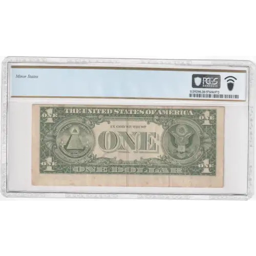 $1 1993 Green seal. Small Size $1 Federal Reserve Notes 1918-B