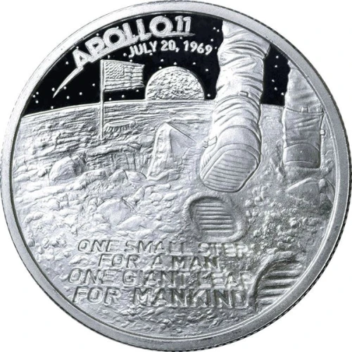 1 oz Apollo Moon Landing - Silver Round (2)