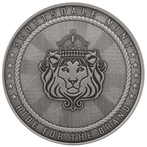 1 oz Cowboy - Rifleman Antique Silver Round (2)