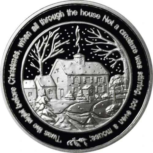 1 oz Silver Round - Twas The Night Before Christmas (.999 Fine) (2)