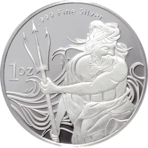 1 oz Trident - Silver Round (2)