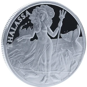 1 oz Trident Silver Round - Thalassa (2)