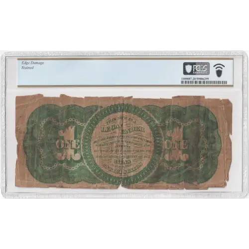 $1 Series 174-234 at left. No ABNCo monogram. No green patent date. Type 2; Red Seal Legal Tender Issues 16