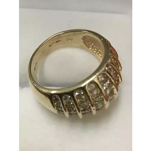 10K Yellow Gold Diamond Ring 1.50 CT T.W. 7.6g (3)