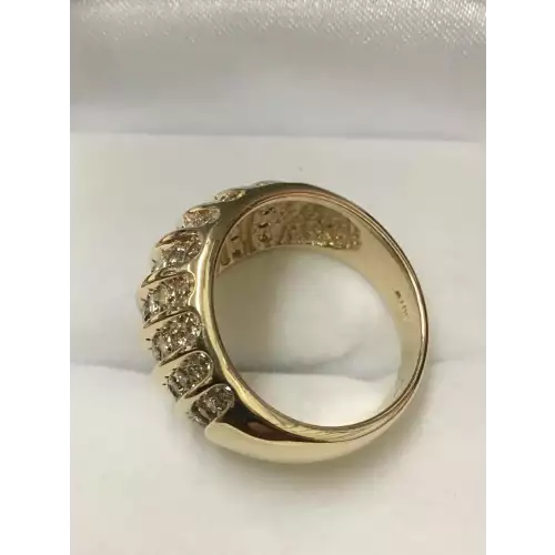 10K Yellow Gold Diamond Ring 1.50 CT T.W. 7.6g