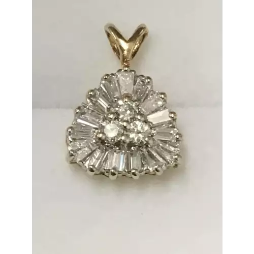 10K YG 1.0g Pendant .60 CTW Diamonds (4)