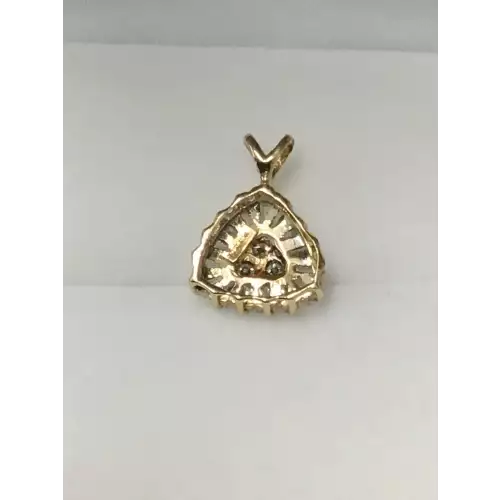 10K YG 1.0g Pendant .60 CTW Diamonds (3)