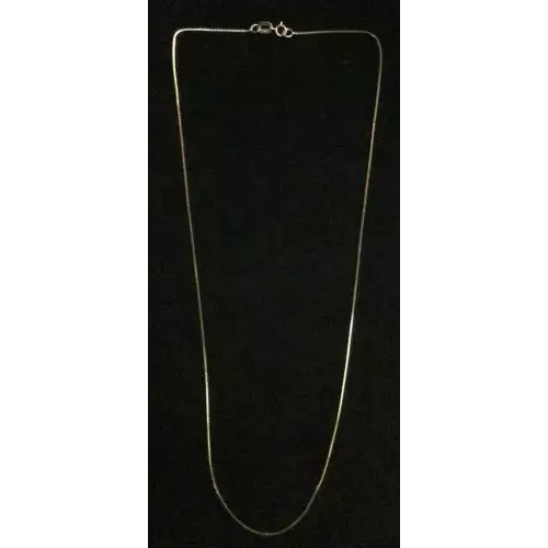 14k 1.4g Yellow Gold Chain Necklace. 18