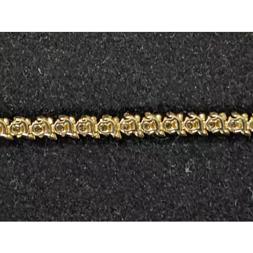 14K Diamond Tennis Bracelet 9.49g 1.25 CTW 7