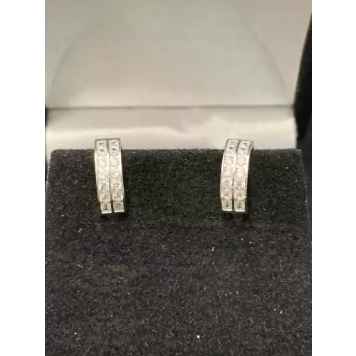 14K Gold Huggie Diamond 1/4 CTW 1.6g