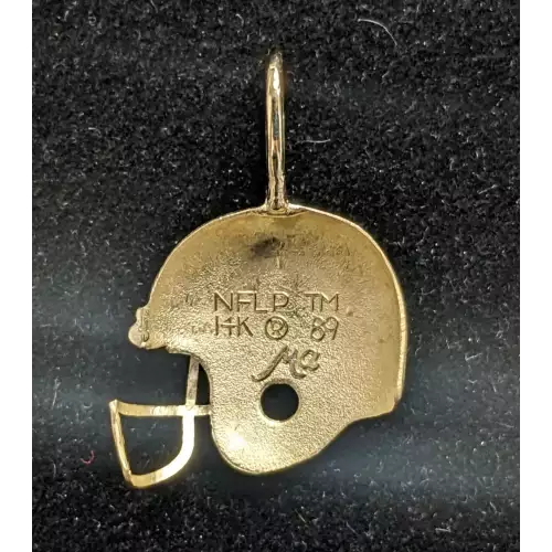 14k Gold Tampa Bay Buccaneers Helmet Pendant 1