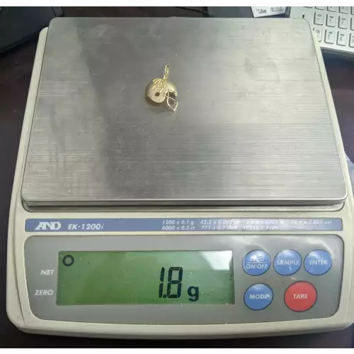 14k Gold Tampa Bay Buccaneers Helmet Pendant 1