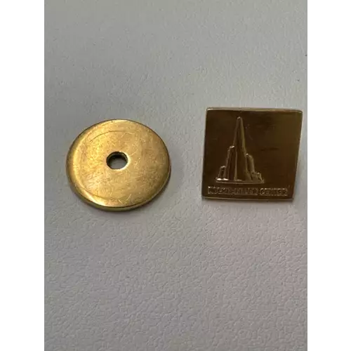 14K Tiffany & Co Rockefeller Center Tie Pin 6.2g (3)