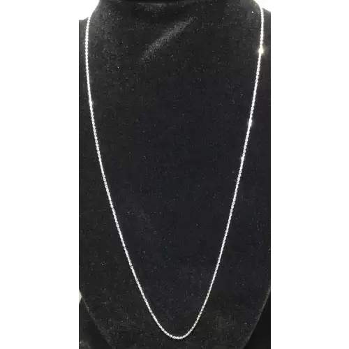 14k White Gold Necklace 20