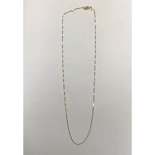 14K Yellow Gold Box Chain 18