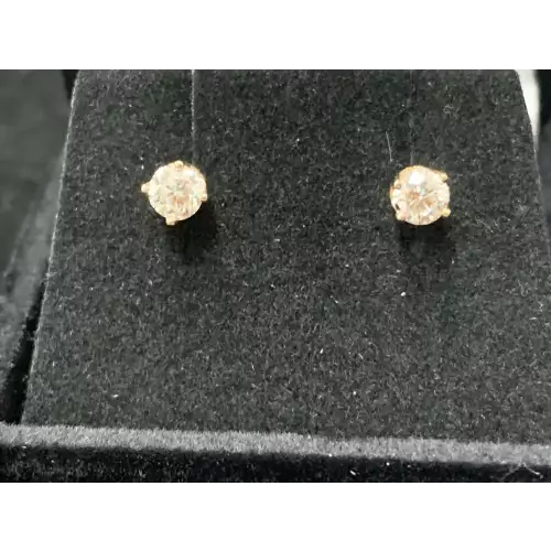 14K YG Earrings 1/3 CTW 0.8g (5)