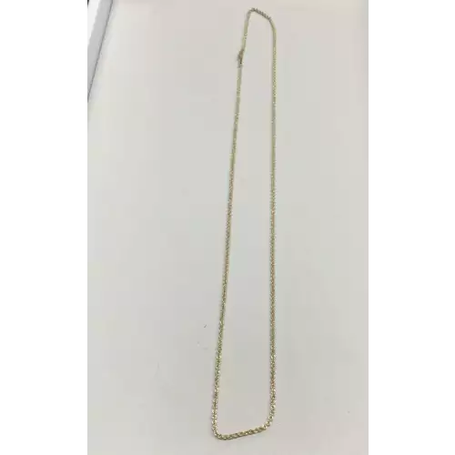 14K YG Rope Chain 24