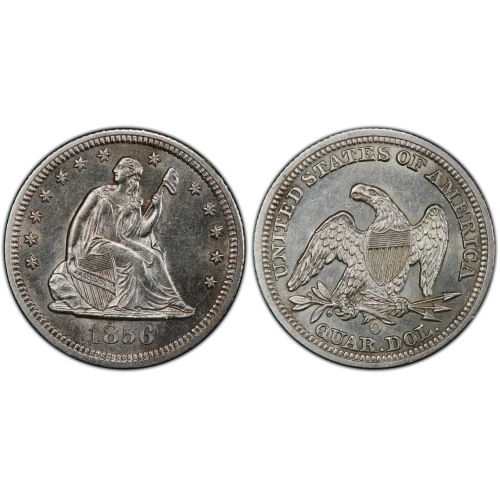 1856-O 25C S.S. Central America #2 (with Pinch) (2)