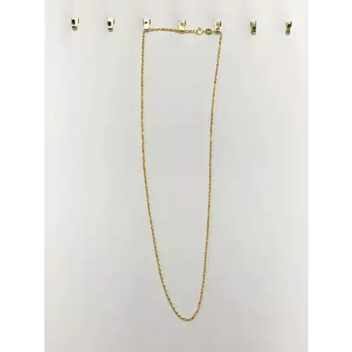 18K Yellow Gold Necklace 18