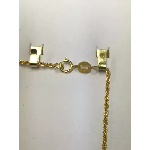 18K Yellow Gold Necklace 18