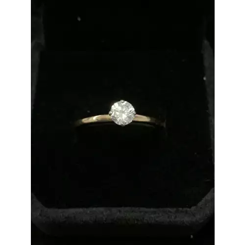 18k YG Diamond Solitaire .50CT SI1 G-H (2)