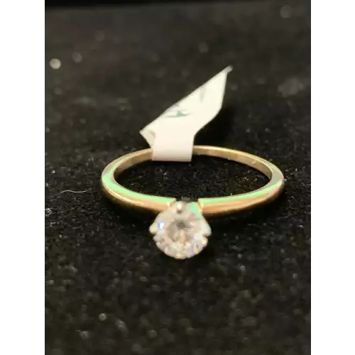 18k YG Diamond Solitaire .50CT SI1 G-H (4)