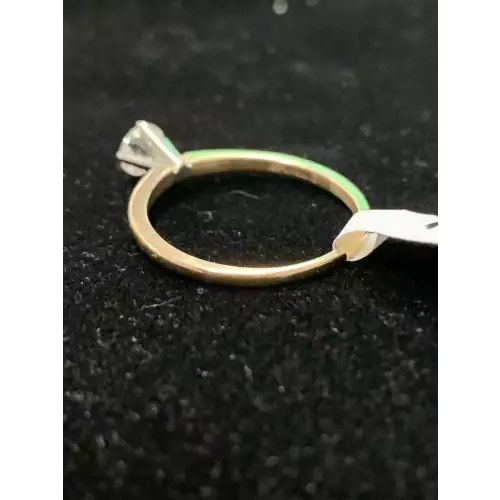 18k YG Diamond Solitaire .50CT SI1 G-H (5)