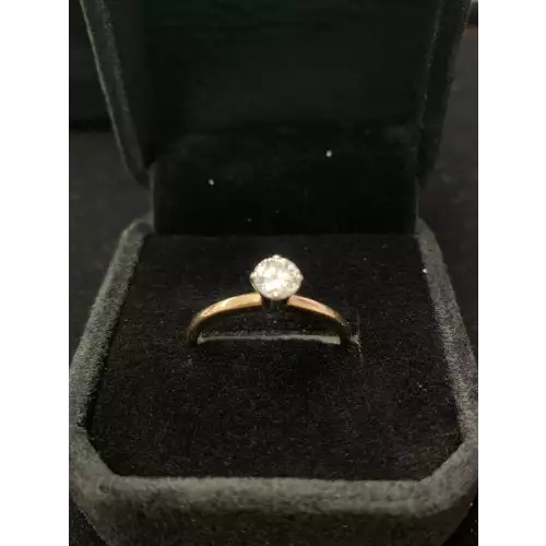 18k YG Diamond Solitaire .50CT SI1 G-H (6)