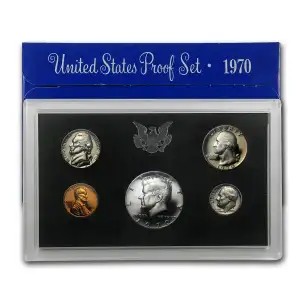 1970-S Mint Proof Set -5 Coins ($0.91 FV) (2)
