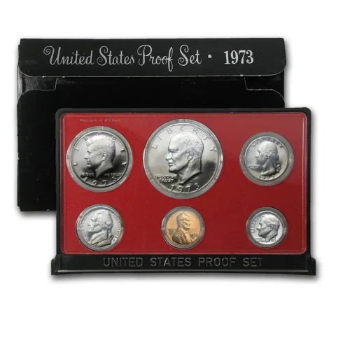 1973-S  Mint Proof Set 6 Coins ($1.91 FV) - Set