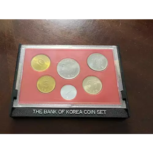 1983 Bank of Korea 6-Coin Set