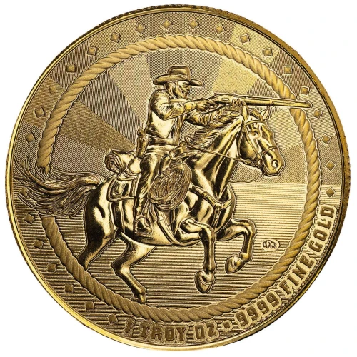 1oz Cowboy - Rifleman Gold Round (2)