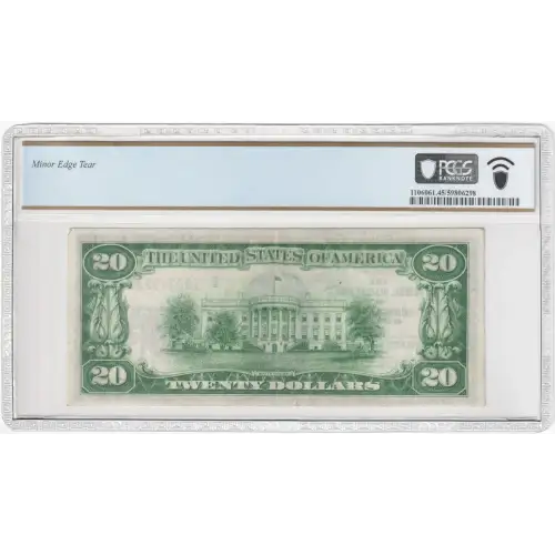 $20 1929 brown seal Small Federal Reserve Bank Notes 1870-I