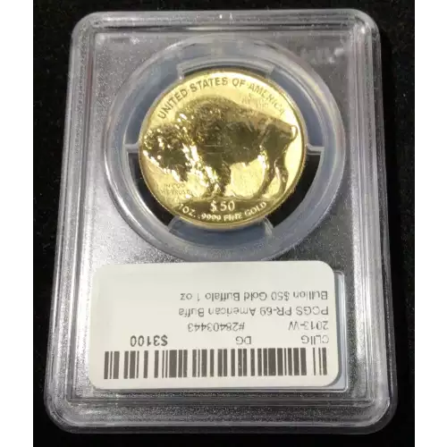 2013-W $50 American Buffalo Rev PR 100th Anniversary .9999 Fine Gold