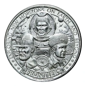 2020 Frontiers 1 oz Silver Round - Westward Ho (2)
