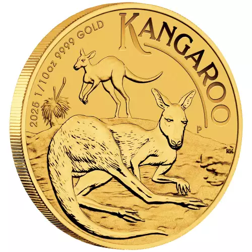 2025 1/10oz Australian Perth Mint Gold Kangaroo (3)