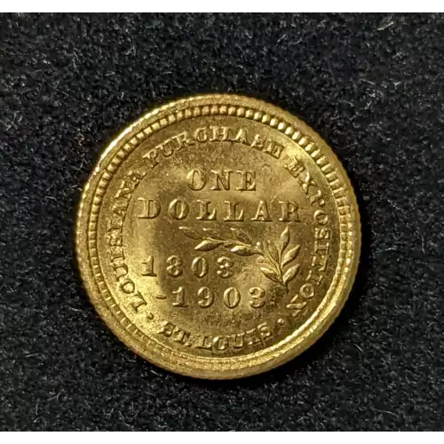 Classic Commemorative Gold--- Louisiana Purchase Exposition 1903-Gold- 1 Dollar (2)