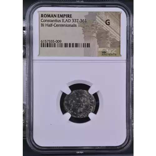 Constantius II,AD 337-361 ROMAN EMPIRE BI Half-Centenionalis