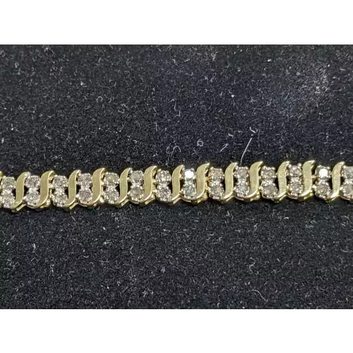 Diamond Tennis Bracelet S Link 7