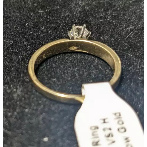 Gold 14k Ring , with small Diamond