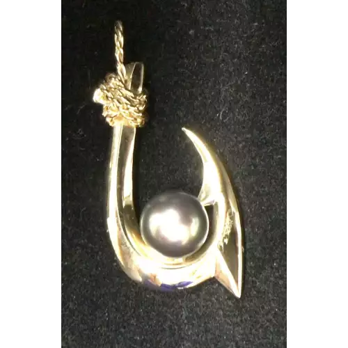 Gold 18k Pendant , with Unique Other