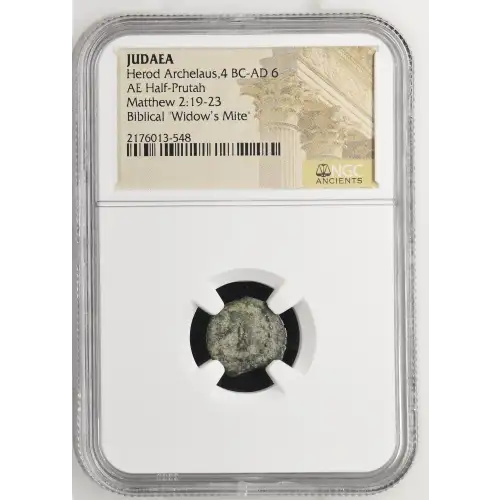 Herod Archelaus,4 BC-AD 6 (2)