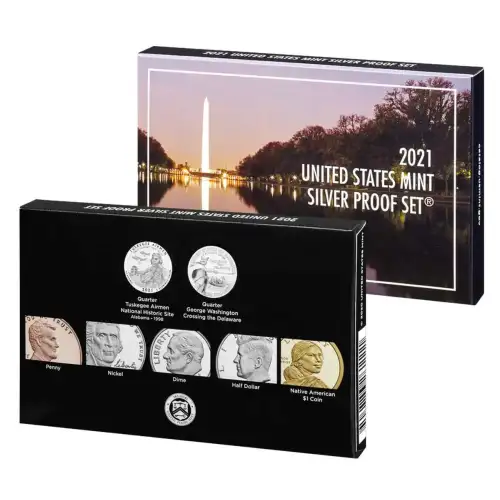 Mint Proof Set - 2021S 10 Piece Silver ($2.91 FV) - Set  (3)
