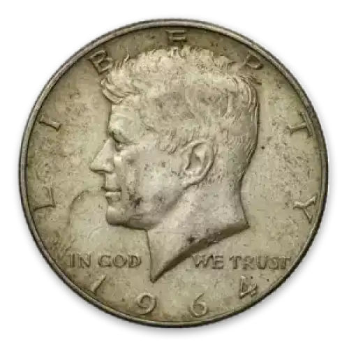 Silver Kennedy Half Dollar - US 90% Silver Coinage - Junk Silver Coins (2)