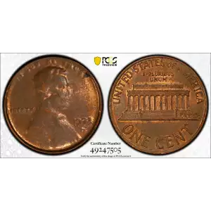 Small Cents-Lincoln, Memorial Reverse 1959-2006 -Copper (2)