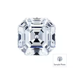 Carats: .535 Asscher  Diamond  F VS2 Flourescence: None