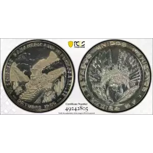 7th Pan-American Railway Congress Medal - 1950