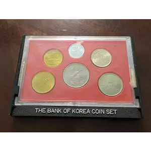 1983 Bank of Korea 6-Coin Set